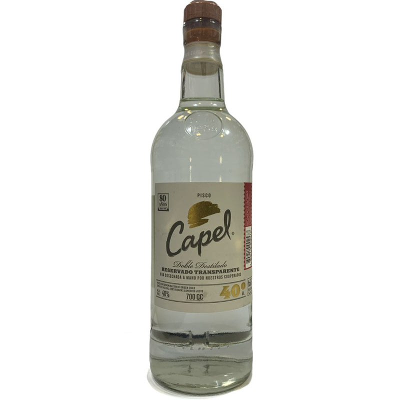 PISCO CAPEL DOBLE DESTILADO 70CL