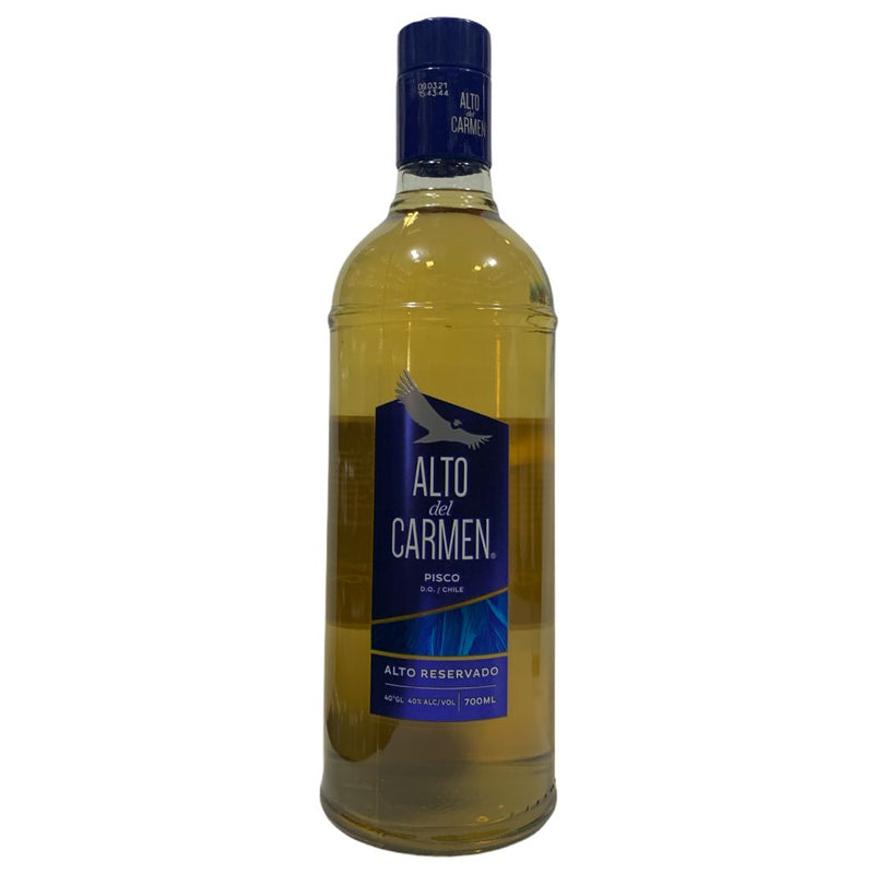 PISCO ALTO DEL CARMEN AZUL 70CL