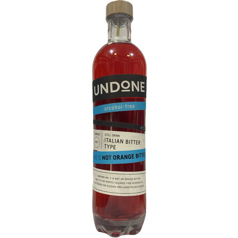 UNDONE N7 ITALIAN BITTER SIN ALCOHOL 75CL