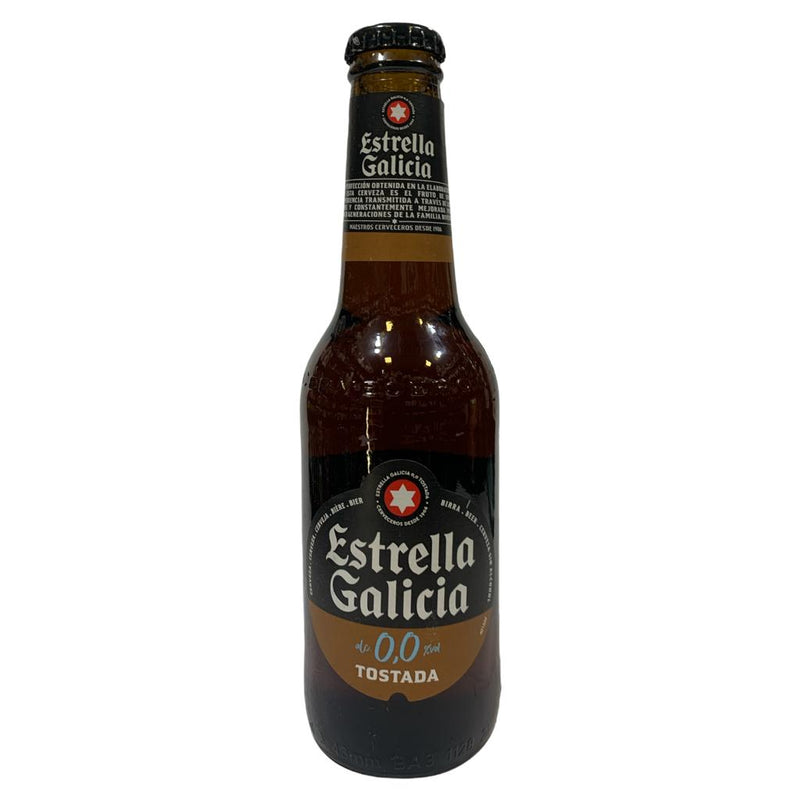 ESTRELLA GALICIA TOSTADA 0.0 BOTELLA 250ML