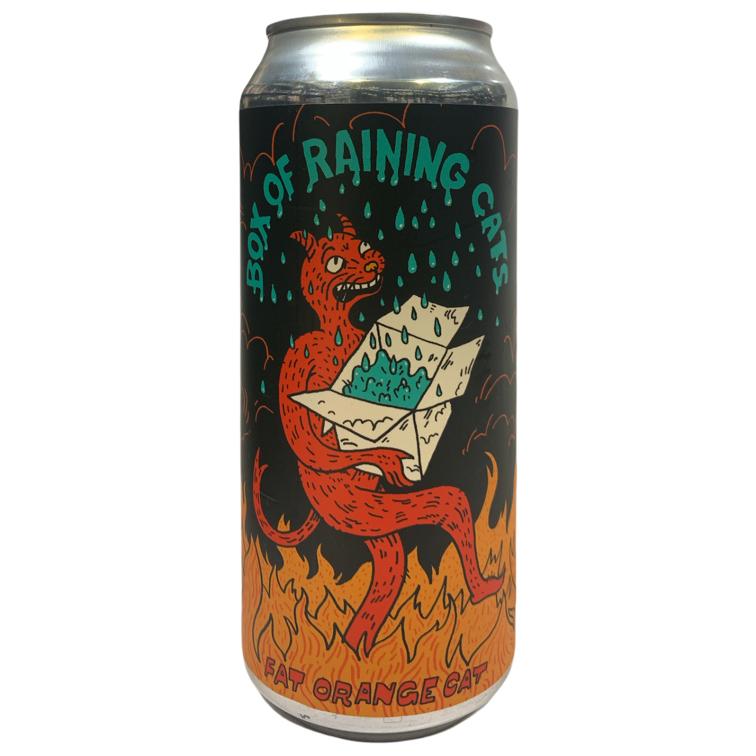 FAT ORANGE CAT BOX OF RAINING CATS 473ML