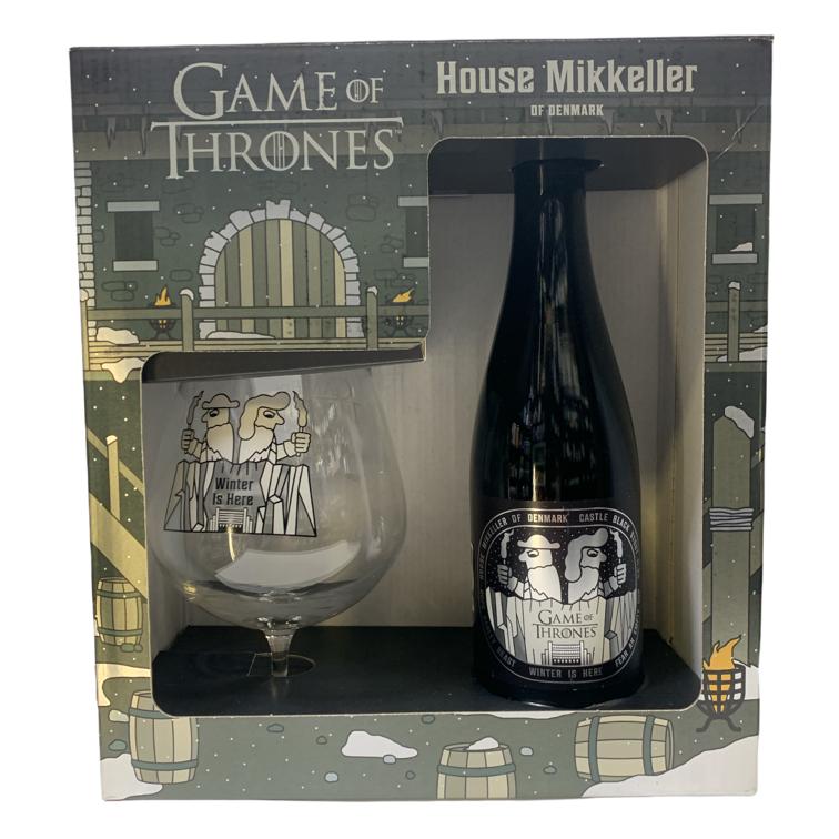 MIKKELLER GAME OF THRONES CASTLE BLACK STOUT 500ML CON COPA