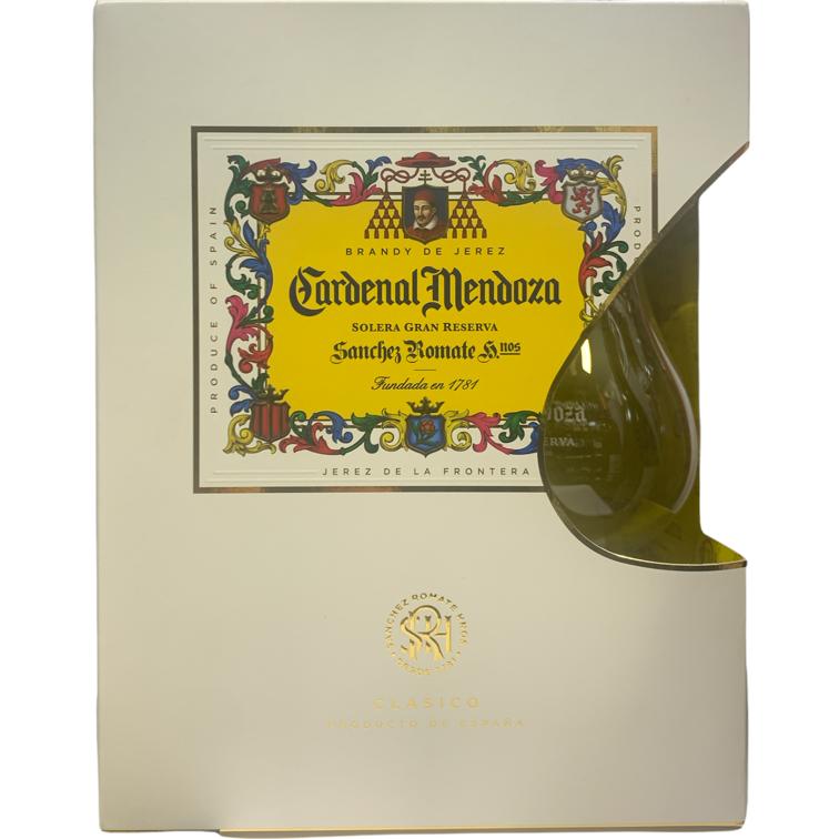 BRANDY CARDENAL MENDOZA SOLERA GRAN RESERVA + VASO 70CL
