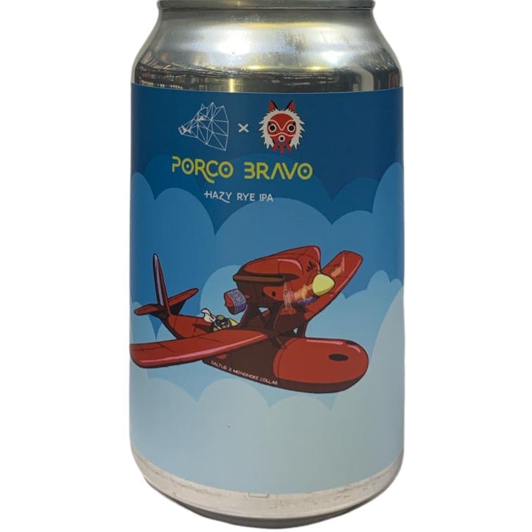 SALTUS PORCO BRAVO HAZY RYE IPA 330ML